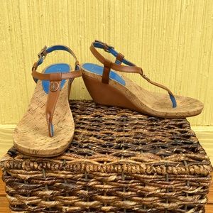 Lauren Ralph Lauren wedge sandals.